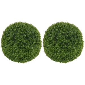 Set de 2 Sfere de Boxwood Artificiale, 50cm - Img 1