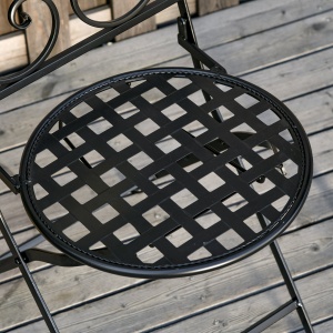 Set Masa si Scaune de Gradina din Metal cu Majolica Colorata - Img 8