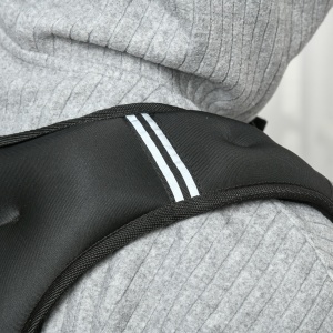 Soozier Vestă cu Greutate Respirabilă de 5 kg cu Buzunar de Depozitare și Bretele de Umăr, Vestă cu Greutate, 40x35 cm, Negru - Img 9