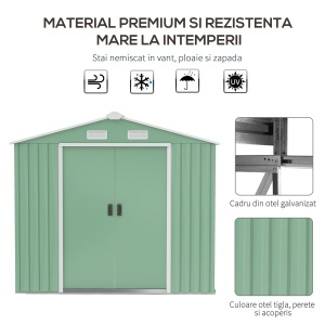 Sopron de Gradina pentru Depozitare Unelte - Img 4