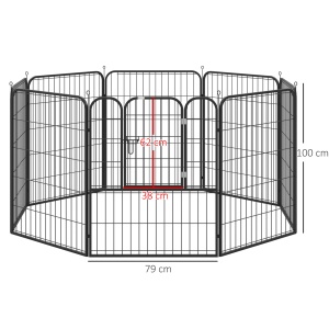 tarc Modular Animale 79×100 cm – 8 Panouri Metalice Interior/Exterior - Img 3
