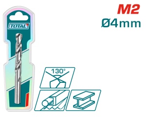 TOTAL - BURGHIU PENTRU METAL M2 HSS - 4mm