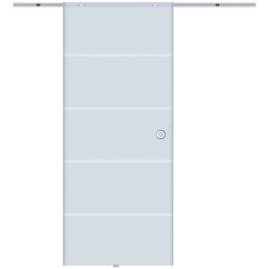 usa glisanta cu sina, din sticla, 90x205x0.8 cm - Img 1