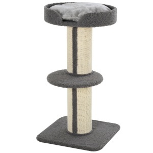 81cm Stalp de zgariere multi-activitate cu perna coloana in sisal Miel casmir - Img 1