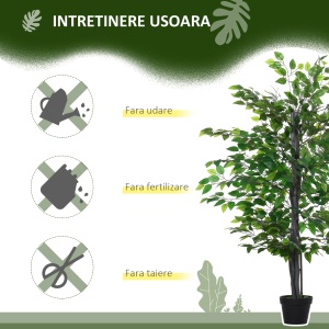 Arbore Artificial Banyan 145 cm – Decor pentru Interior & Exterior - Img 6