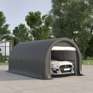 Auto‑Garaj 3×5 m – Sopron Depozitare Portabil cu Usa Mare si Copertina pe Fermoar - Img 2