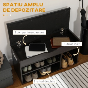Banca Pantofi – Compartimente Deschise & Spatiu Depozitare - Img 5