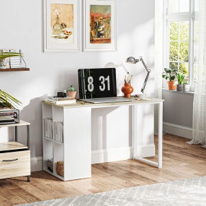 Birou PC cu 4 Rafturi Deschise 120×54×75 cm - Img 7