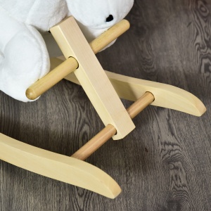 Cal tip Balansoar Unicorn cu Musica din Metal si Lemn 65x32x55cm - Img 9