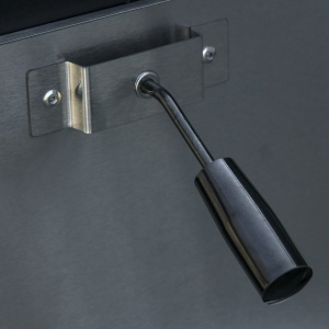 Cuptor Portabil cu Cărbune pentru Pizza și Barbecue, Cuptor cu Lemne, Coș de Fum și Raft Inferior, 63x54x161 cm, Negru - Img 9