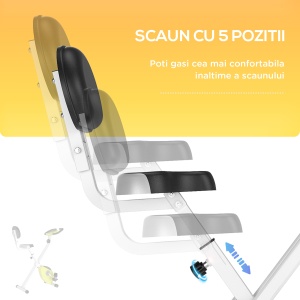 Cyclette Magnetica Pliabila, cu Inaltime si Intensitate Reglabile, Ecran LCD, Galbena - Img 7