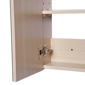 Dulap Baie Perete – Stejar, 3 Usi cu Oglinda, 90×60 cm - Img 8