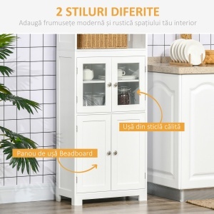 Dulap Camara cu Usi din Sticla – MDF Modern - Img 5