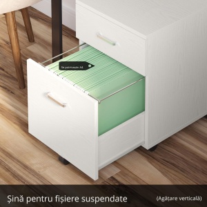 Dulap cu Sertar, pentru depozitare documente, 40 x 44 x 54.6cm - Img 6
