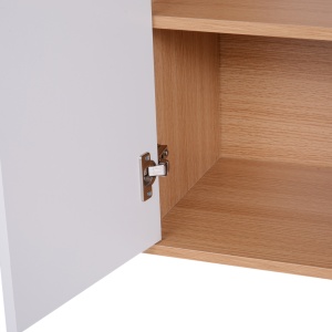 Dulap de Perete 2 Usi – Lemn cu Rafturi Reglabile 80×32×90,5 cm - Img 8