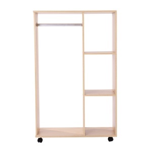 dulap deschis cu cuier si 3 rafturi, 80 x 40 x 128 cm - Img 7