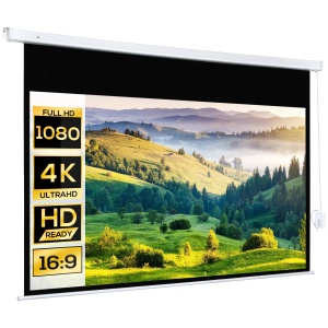 Ecran Proiector 100” – Montaj Pe Perete sau Tavan - Img 1
