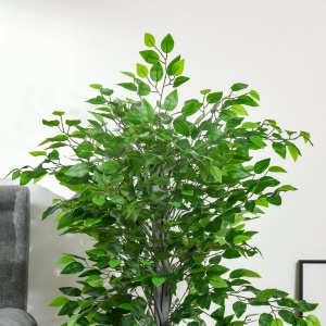 ficus artificial, ghiveci inclus, 135 cm, verde - Img 6