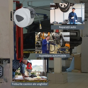 Furtun Automat 10.2 m – Montaj Pe Perete, Conexiune F3/8” - Img 6