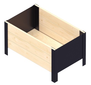 Lada de lemn 118x36x32 cm Upyard Modernbox Low