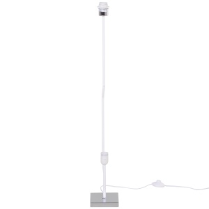Lampă de Podea cu Design Modern pentru Living, 14x14x120 cm, Alb - Img 9