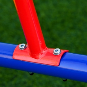 Leagan pentru Copii Dublu cu Balans Pivotant la 360° din Metal si PP - Img 8