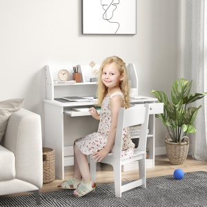 Masa & Scaun Birou Lemn – Copii 5–8 Ani, Stil scolar - Img 2