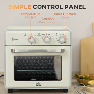 Mini Cuptor 5-in-1, Capacitate 20 L, 1400W, 1 Grătar, 1 Tavă, Timer 60 Min - Img 7