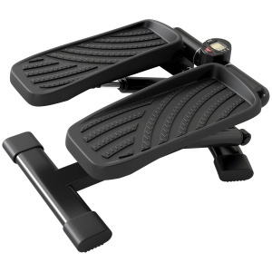 Mini Stepper 2 în 1, Step Twist cu Monitor LCD, Pedale Mari și Antiderapante, Stepper Fitness pentru Acasă, Echipament Cardio pentru Antrenament Picioare și Talia, Fără Asamblare