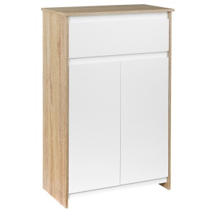 Mobilier Baie Lemn & Alb – Compact, Multifunctional si Elegant - Img 1