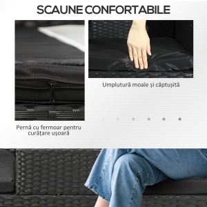 Mobilier de Terasa pentru 2 Persoane cu Masa de Ceai - Img 5