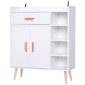 mobilier multifunctional, 80 x 29.5x96cm alb - Img 1