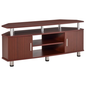 mobilier pentru TV, 2 rafturi, 120x39.5x52cm, maro - Img 1