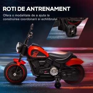 Motocicleta Electrica 18–36 Luni – Far & Roti Suplimentare - Img 5