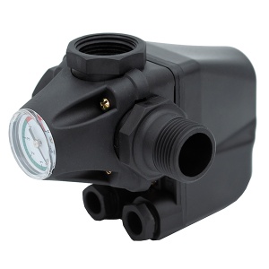 Presostat combinat cu 3 cai 220-240V/8A - KRS-7 cu manometru Gmax