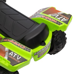 Quad Electric pentru Copii Baterie 6V Faruri Functionale si Pedale Verde - Img 9