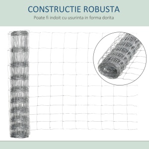 Rola Plasa Zincata 26,1 m – Gard Siguranta pentru Animale - Img 5