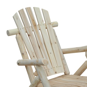 Scaun Balansoar de Gradina Stil Adirondack din Lemn, 66x96x98 cm - Img 9