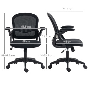 Scaun Birou Ergonomic – Spatar Plasa & sezut Tapitat - Img 3