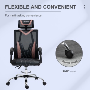Scaun de Birou Ergonomic inclinabil cu Suport Lombar si Cervical - Img 9