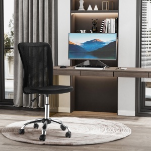 Scaun de Birou Ergonomic Rotativ cu 5 Roti Inaltime Ajustabila - Img 6