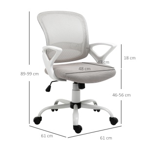 Scaun de Birou si pentru Masa de Lucru Ergonomic cu Înaltime Ajustabila - Img 3