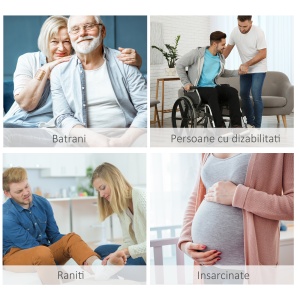 Scaun Dus/Cada – Reglabil, Cu Spatar & Brate de Sprijin - Img 7