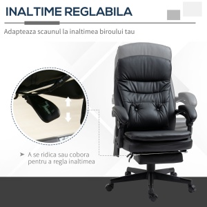 Scaun Masaj USB – Directorial, Cu Vibratii & Design Ergonomic - Img 6