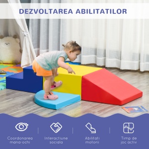 Set Constructii Moi – 4 Piese Multicolor pentru Copii 1-3 Ani - Img 4