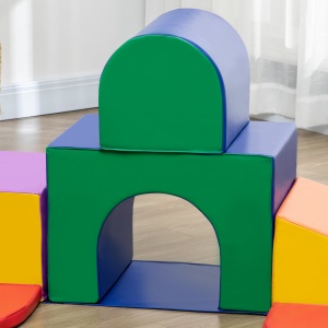Set de Joc pentru Copii 1-3 Ani cu 7 Blocuri Multicolor în PU și EPE, 170x130x40 cm - Img 9