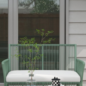 Set de Mobilier pentru Curte, Verde inchis - Img 8
