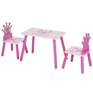 Set Masa si Scaune Copii – Design Printesa, 3-8 Ani - Img 1