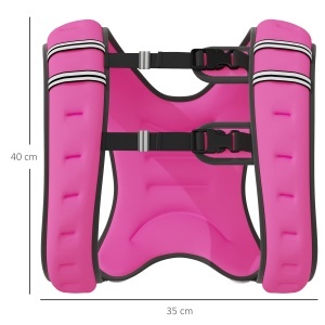 Soozier Vestă de Greutate Confortabilă cu Buzunar, Negru - Img 3