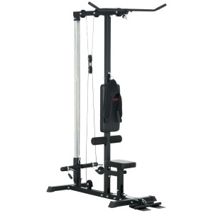 Stație Fitness Multifuncțională cu Lat Machine și Șezut Reglabil - Img 1